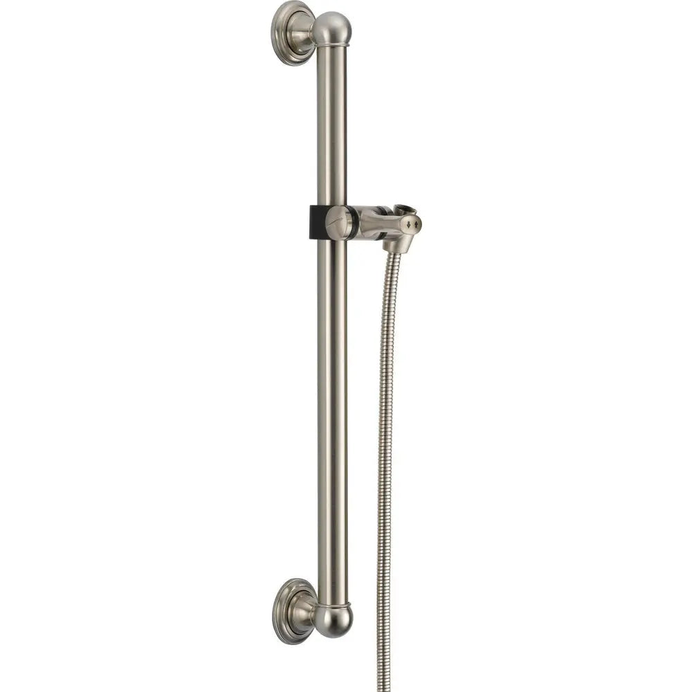 Delta Ada Kit - Trad Wall Grab Bar, Mount, 60" Extendible Hose 56302-SS - Plumbing Market