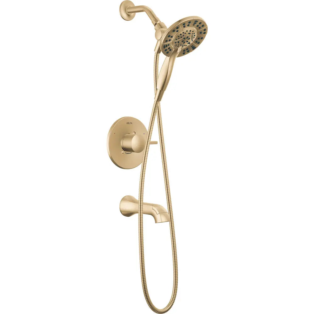 Delta Albion Monitor 14 Series Tub and Shower Trim Only with In2ition Hand Shower T144855-I - Champagne Bronze