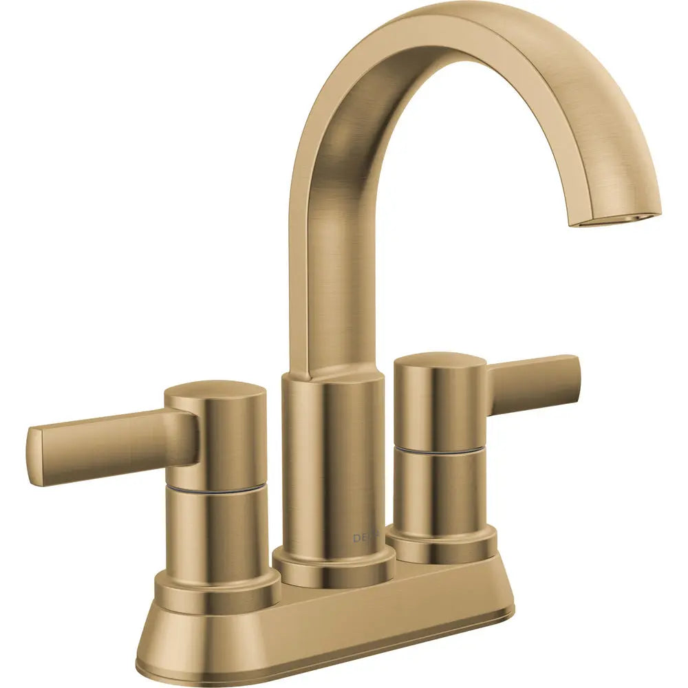 Delta Albion Two Handle Centerset Bathroom Faucet 25855LF - Champagne Bronze