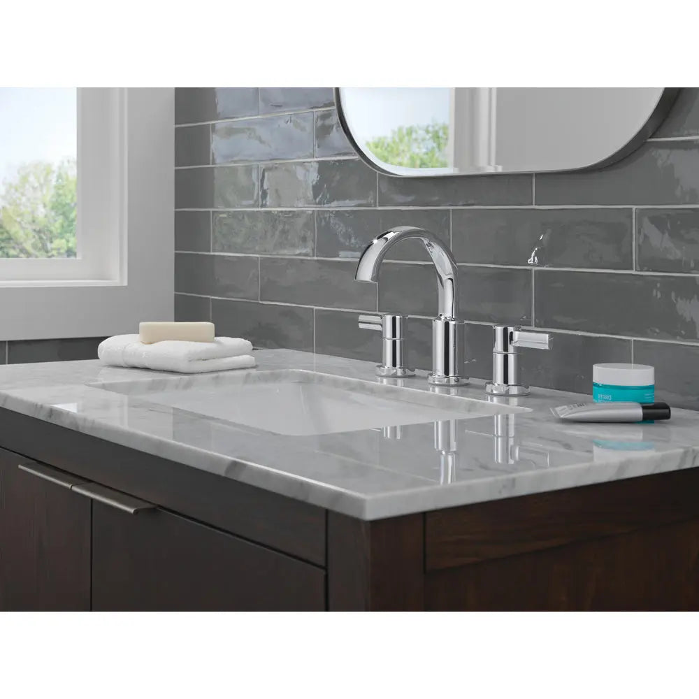 Delta Albion Two Handle Widespread Bathroom Faucet 35855LF