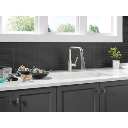 Delta Almari Single Handle Pull-Out Kitchen Faucet 16943 - Plumbing Market