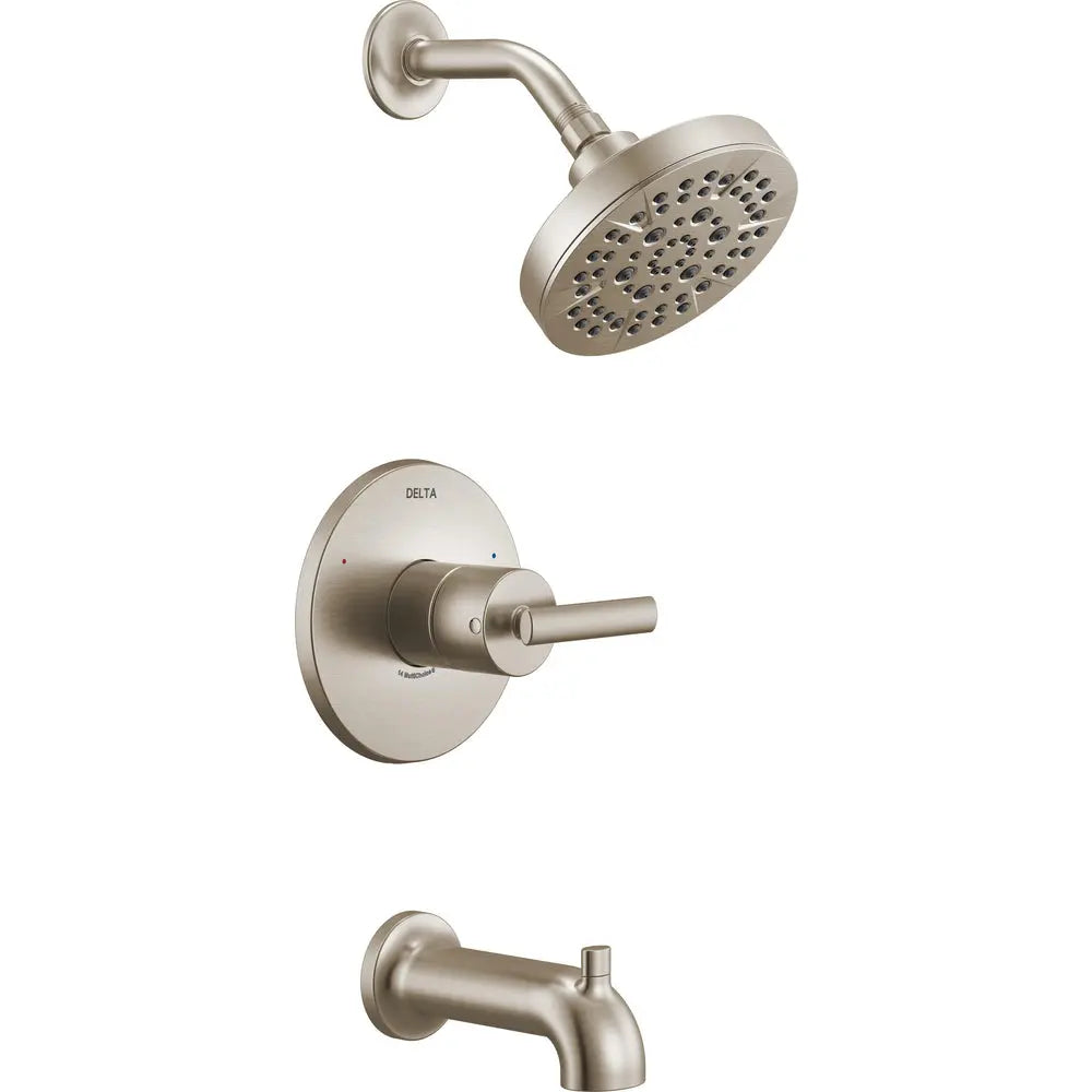 Delta Altado Monitor 14 Series Tub & Shower Trim T14442 - Stainless Steel
