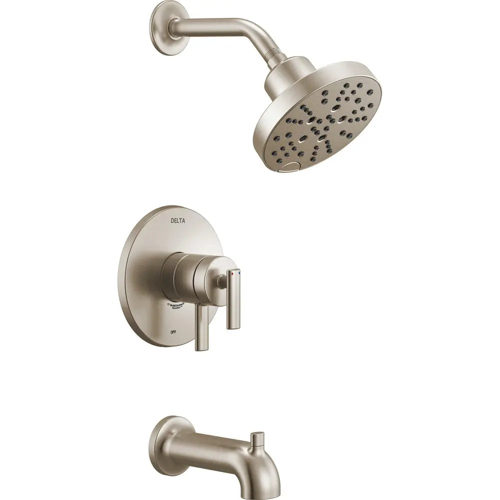Delta Altado Monitor 17 Series Tub & Shower Trim T17442 - Stainless Steel