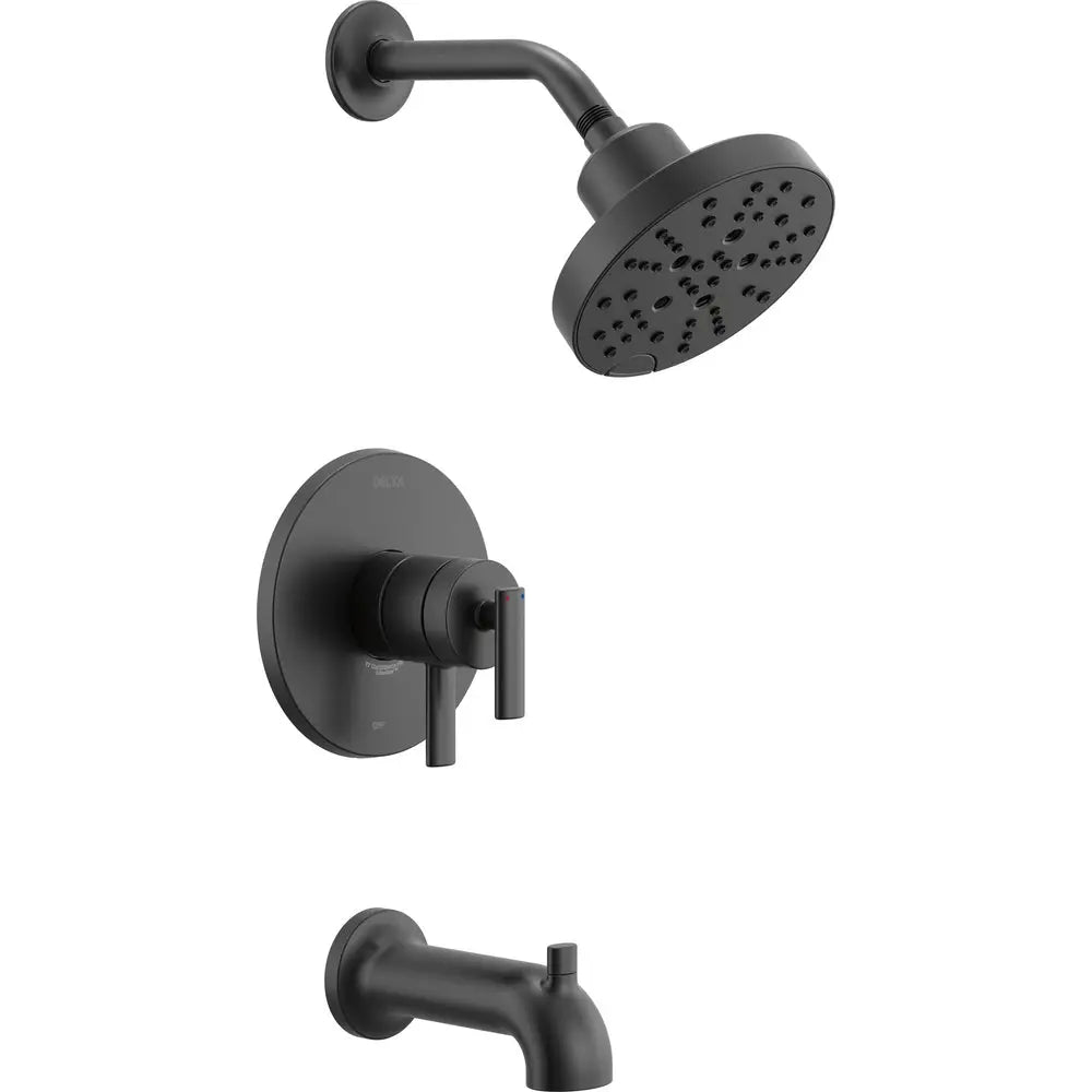 Delta Altado Monitor 17 Series Tub & Shower Trim T17442 - Matte Black