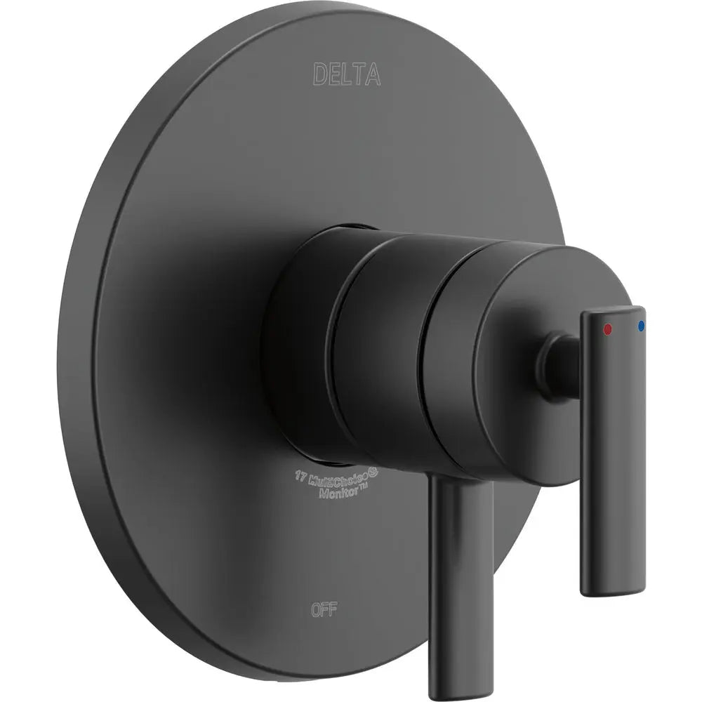 Delta Altado Monitor 17 Series Valve Only Trim T17042 - Matte Black