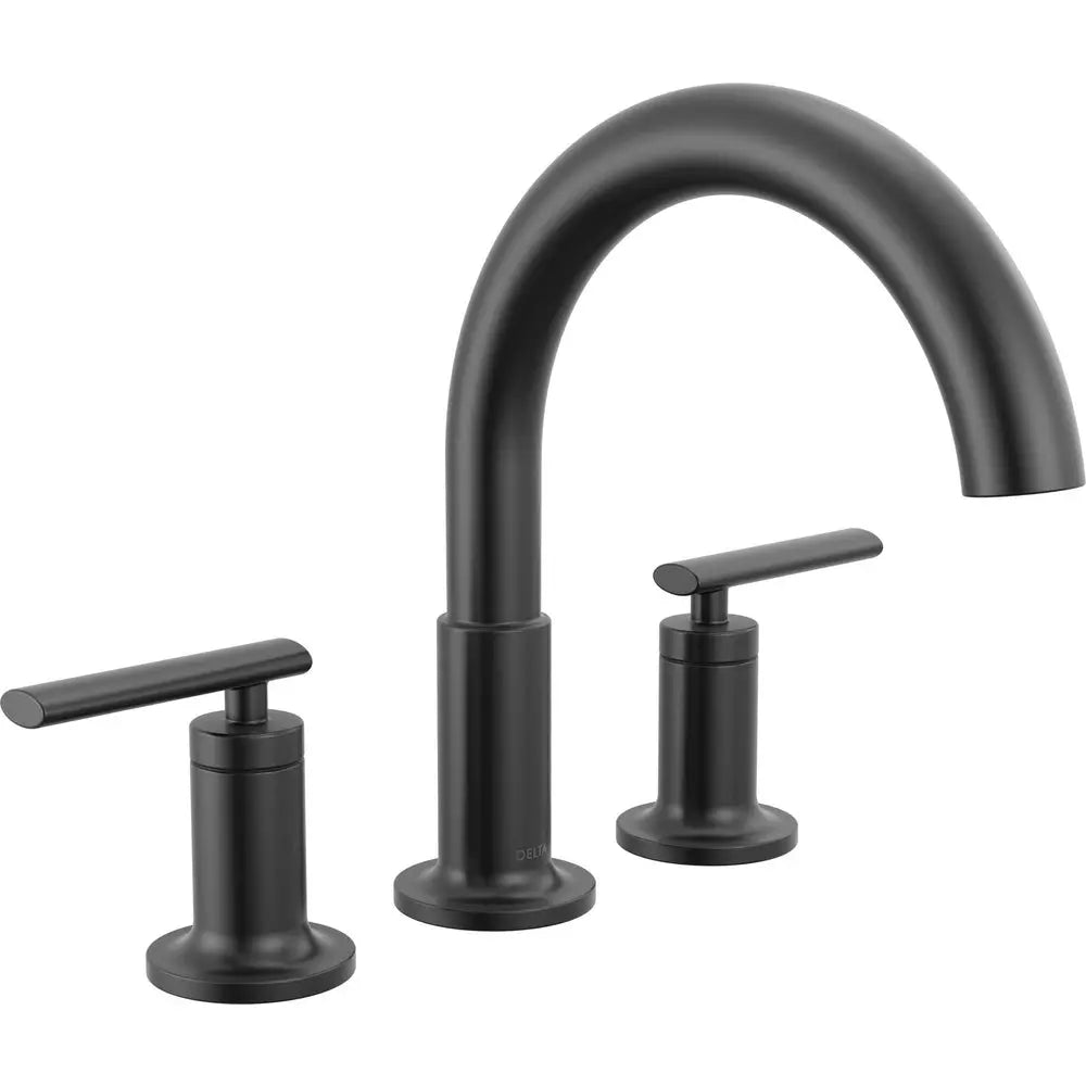 Delta Altado Roman Tub Trim T2742 - Matte Black