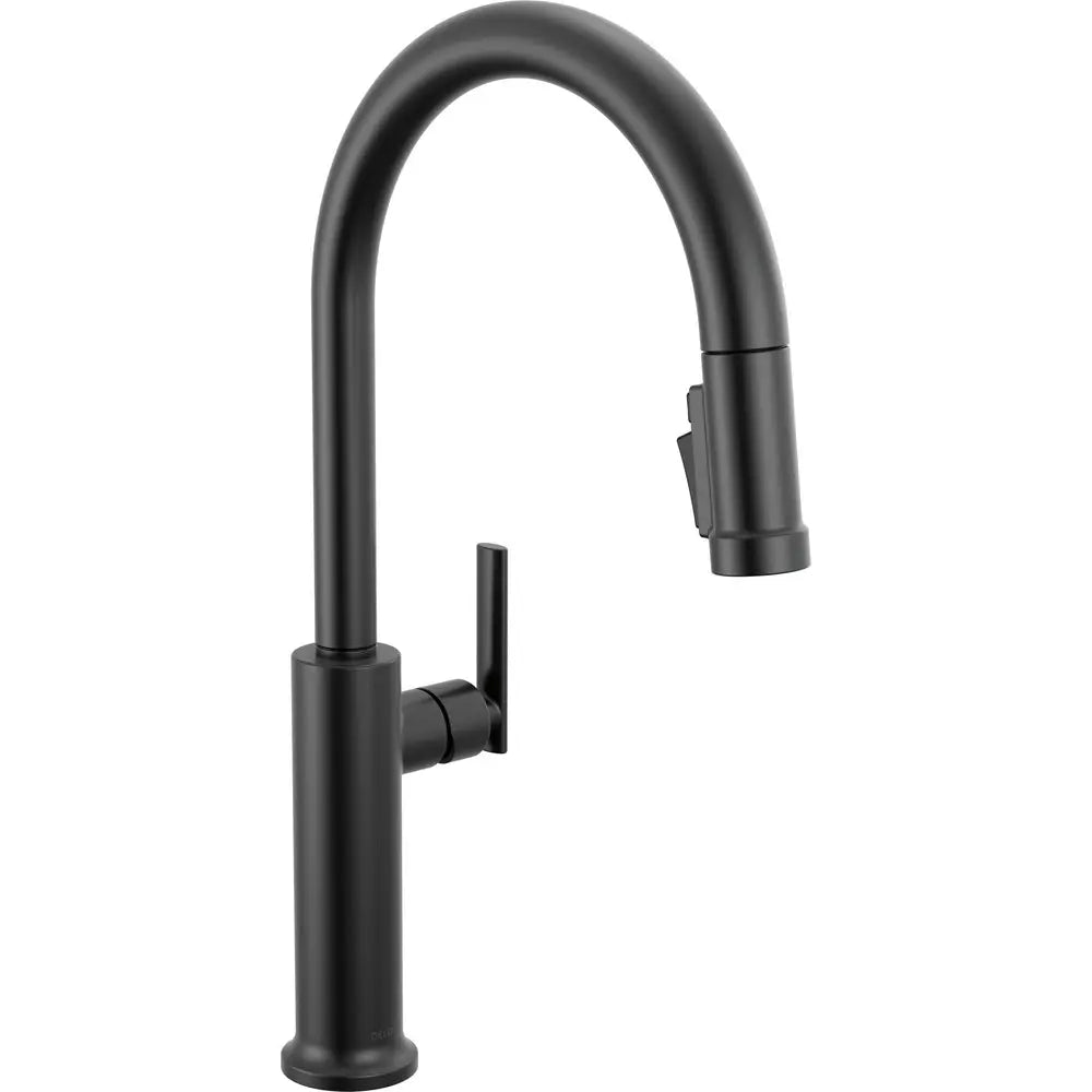 Delta Altado Single Handle Pull-Down Kitchen Faucet - Matte Black