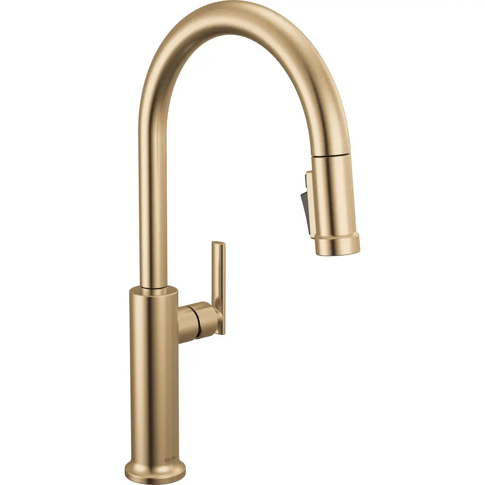Delta Altado Single Handle Pull-Down Kitchen Faucet - Champagne Bronze