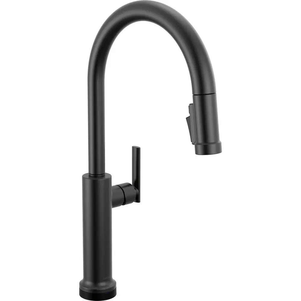 Delta Altado Touchless Single Handle Pull-Down Kitchen Faucet - Matte Black