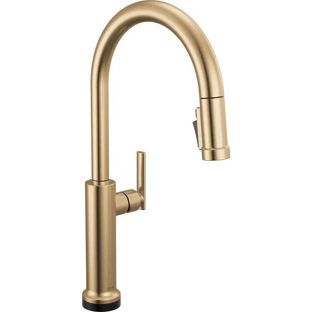 Delta Altado Touchless Single Handle Pull-Down Kitchen Faucet - Champagne Bronze