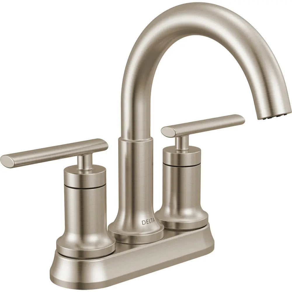 Delta Altado Two Handle Tract-Pack Centerset Bathroom Faucet 25442-TP - Stainless Steel