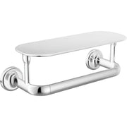 Delta BONACCI 8" Towel Bar with Shelf - Chrome