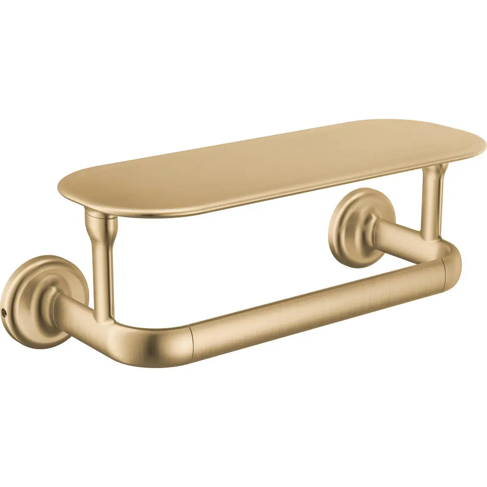 Delta BONACCI 8" Towel Bar with Shelf - Champagne Bronze