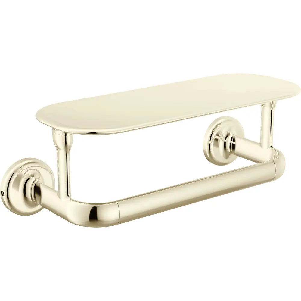 Delta BONACCI 8" Towel Bar with Shelf - Polished Nickel
