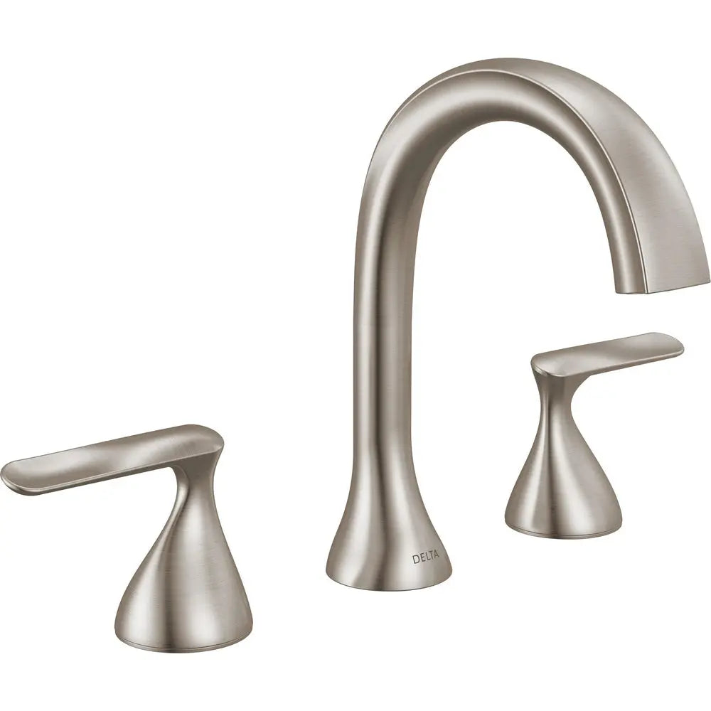 Delta BONACCI Two Handle Widespread Bathroom Faucet - Lumicoat Stainless