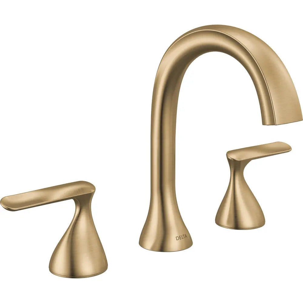 Delta BONACCI Two Handle Widespread Bathroom Faucet - Lumicoat Champagne Bronze