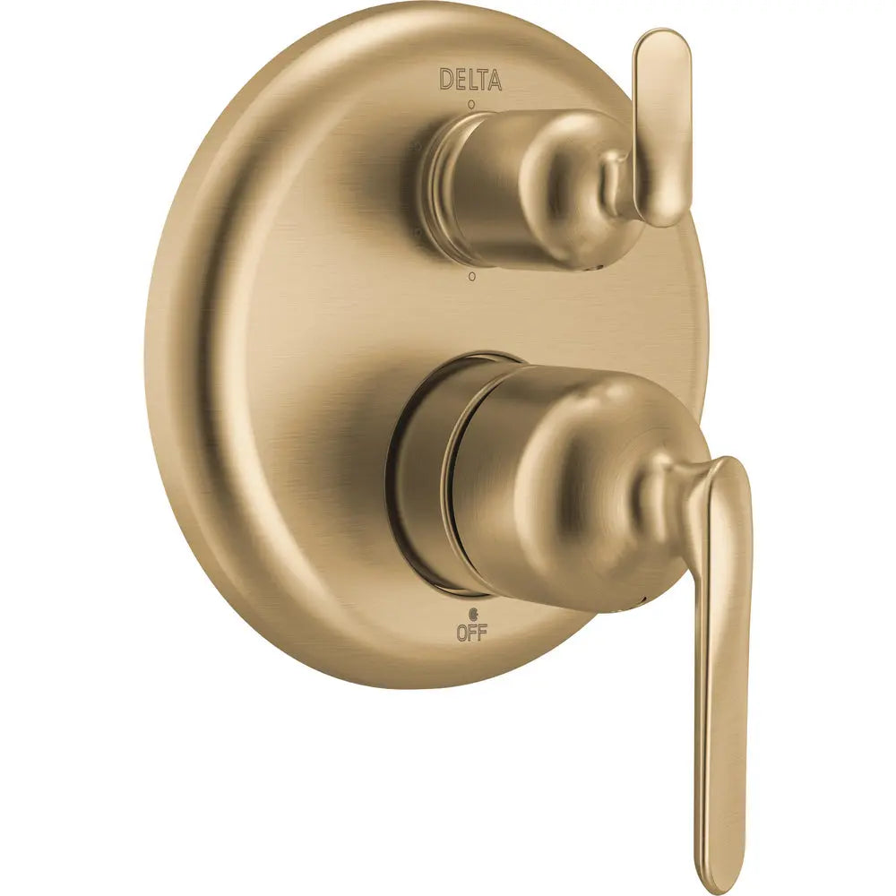 Delta Bonacci 14 Series 6-Setting Integrated Diverter Trim T24945 - Champagne Bronze