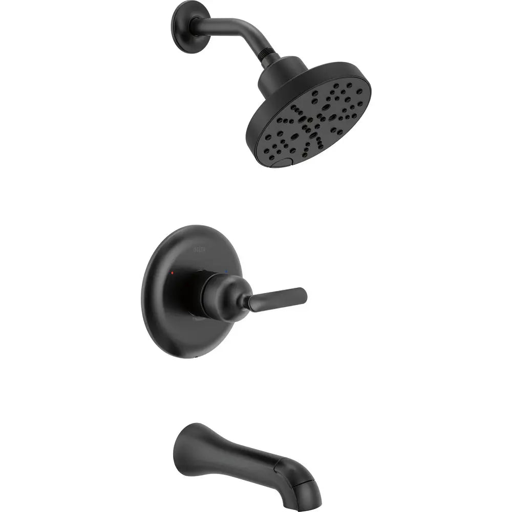 Delta Bonacci 14 Series Tub Shower Trim T14445 - Matte Black