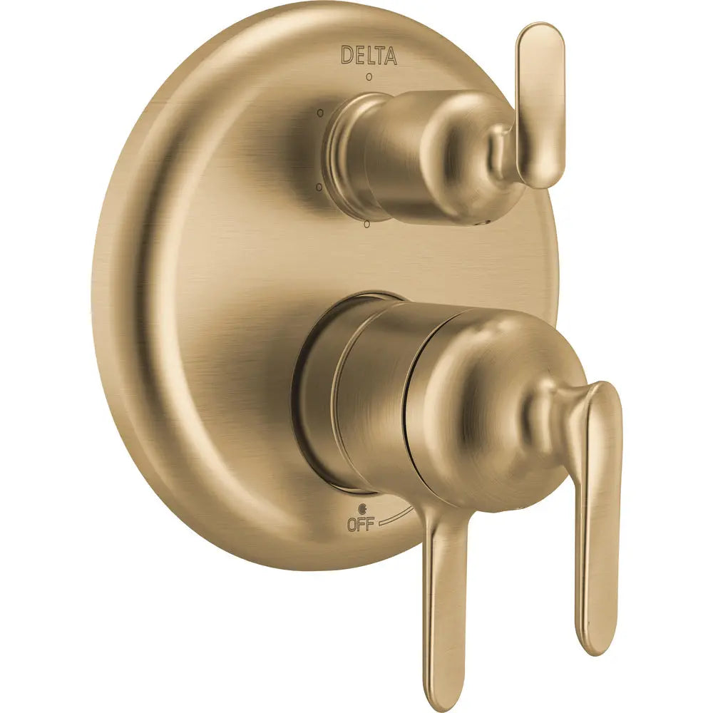 Delta Bonacci 17 Series 6-Setting Integrated Diverter Trim T27945 - Champagne Bronze