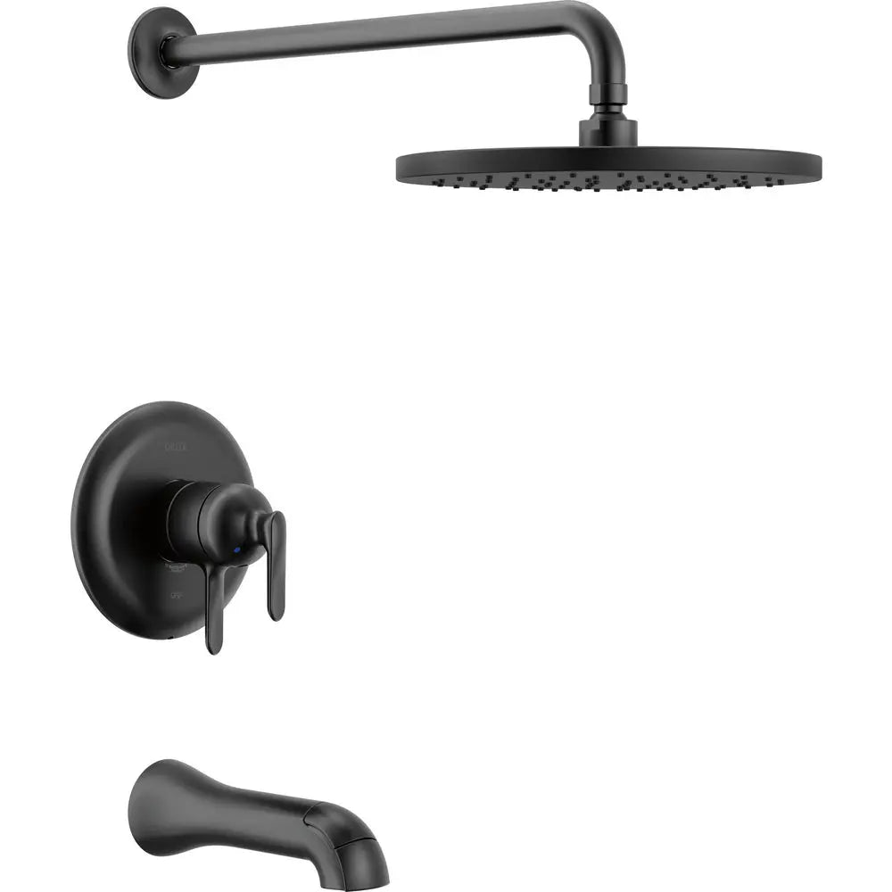 Delta Bonacci 17 Series Tub Shower Trim T17445 - Matte Black