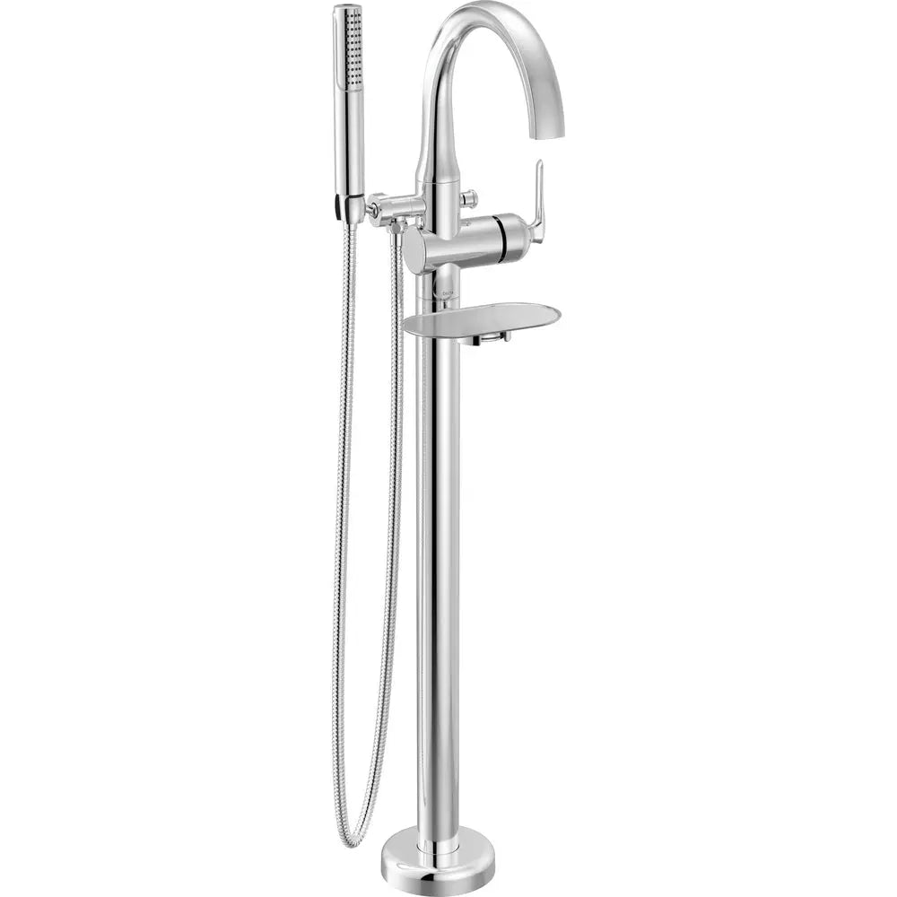 Delta Bonacci Floor Mount Tub Filler Trim T4745-FL - Chrome