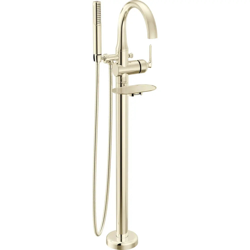 Delta Bonacci Floor Mount Tub Filler Trim T4745-FL - Polished Nickel