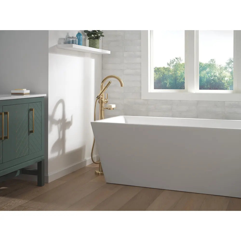 Delta Bonacci Floor Mount Tub Filler Trim T4745-FL
