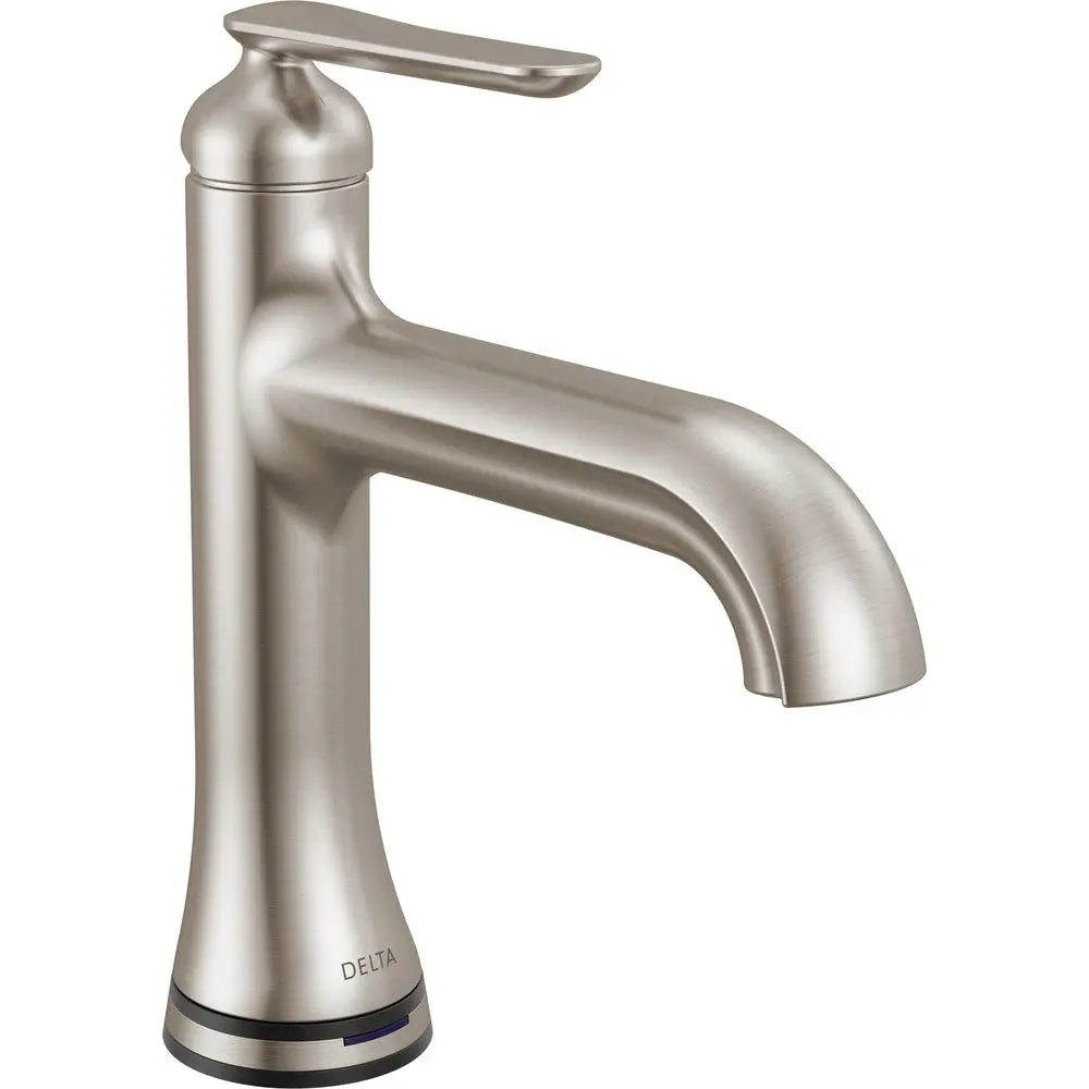 Delta Bonacci Single Handle Bathroom Faucet with Touch2O with Touchless Technology 545T - Stainless Steel