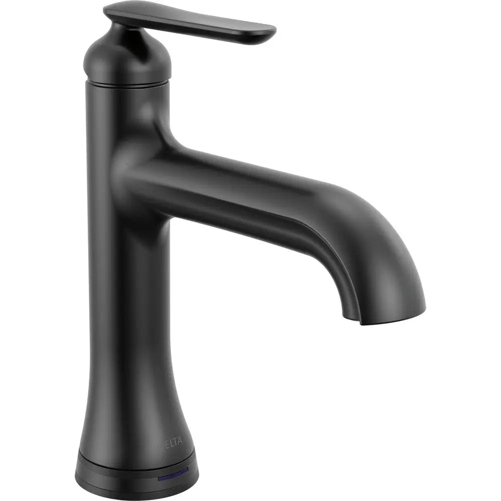 Delta Bonacci Single Handle Bathroom Faucet with Touch2O with Touchless Technology 545T - Matte Black