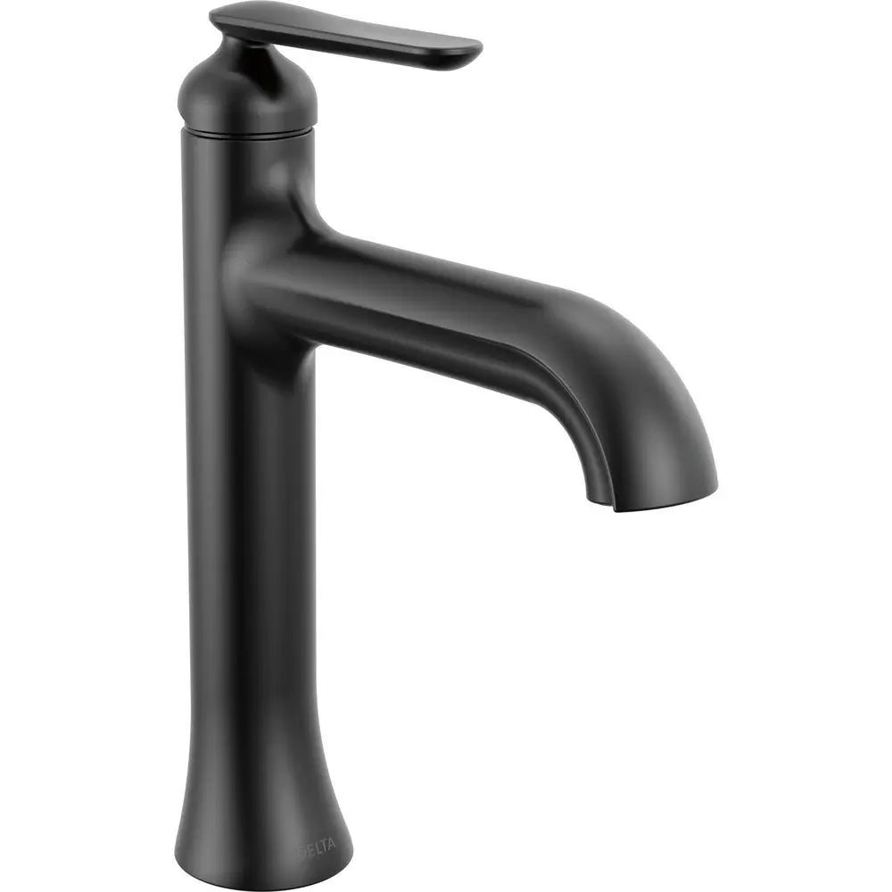 Delta Bonacci Single Handle Mid-Height Bathroom Faucet 645 - Matte Black