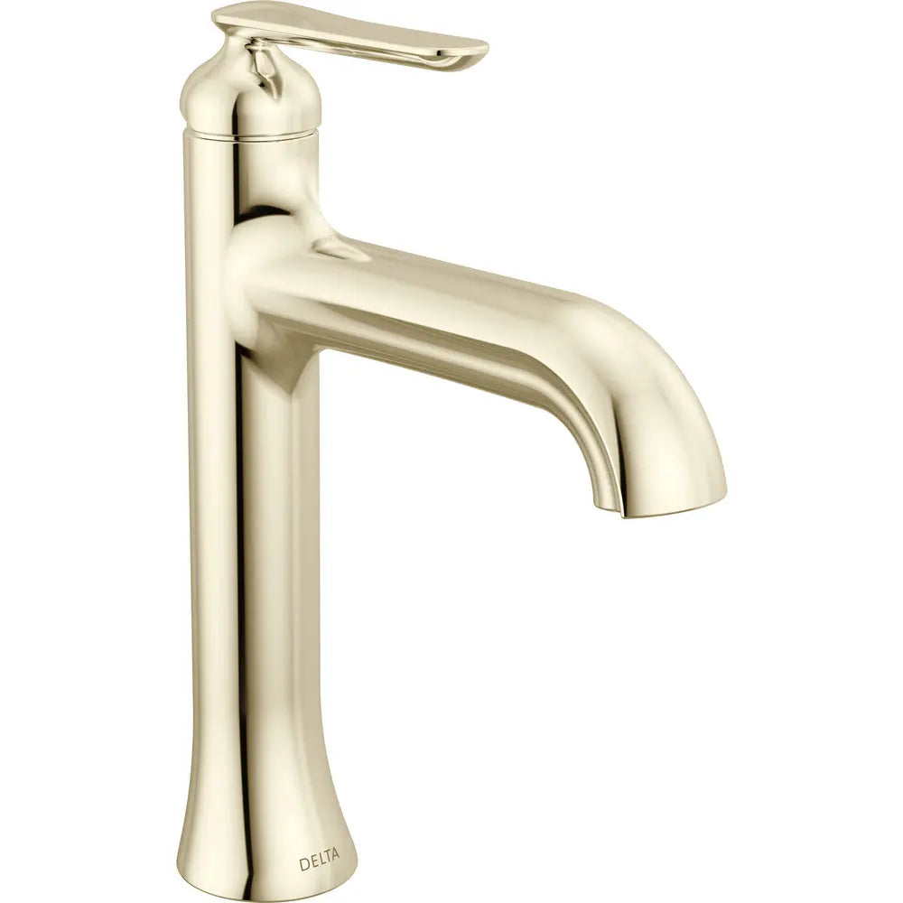 Delta Bonacci Single Handle Mid-Height Bathroom Faucet 645 - Polished Nickel