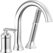 Delta Bonacci Three Hole Roman Tub Trim with Hand Shower T3745 - Chrome