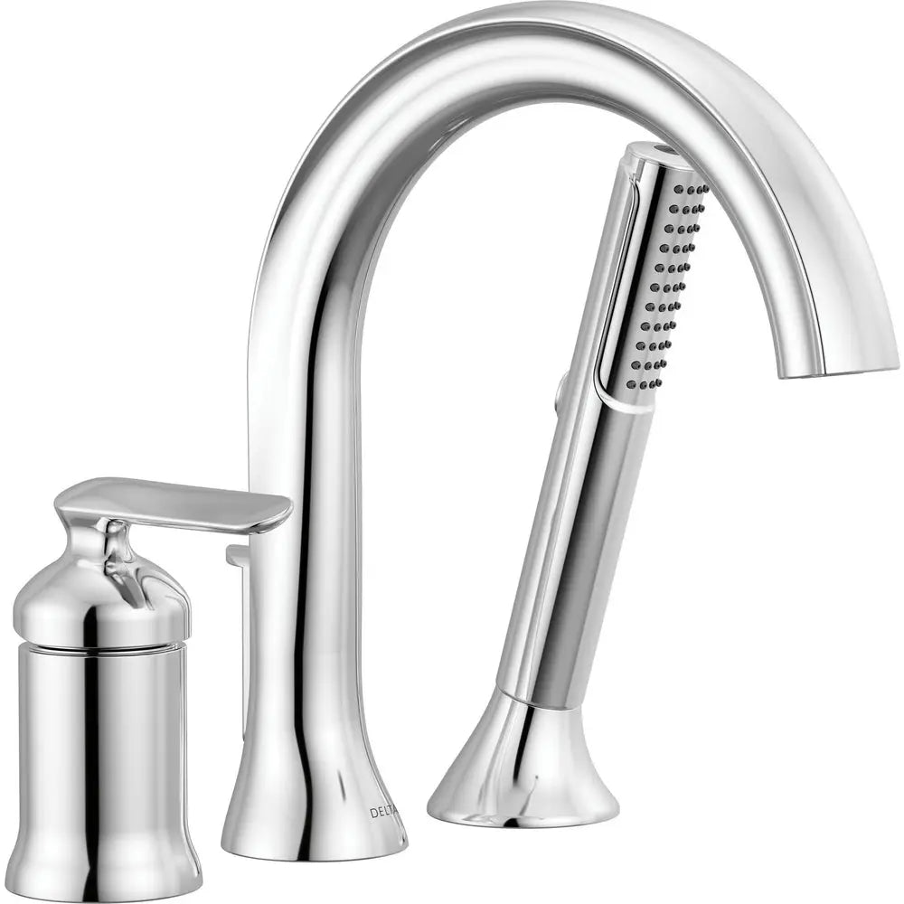 Delta Bonacci Three Hole Roman Tub Trim with Hand Shower T3745 - Chrome