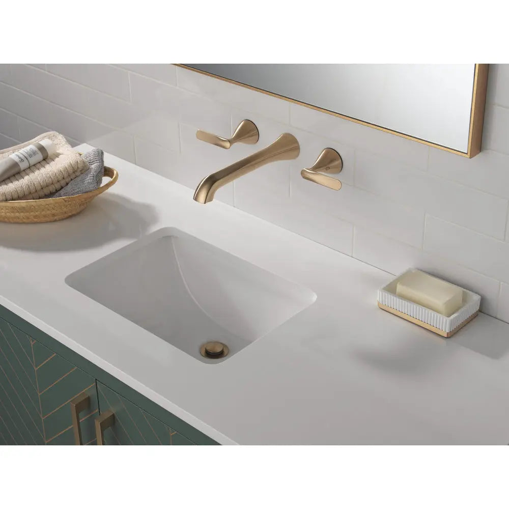 Delta Bonacci Two Handle Wall Mount Bathroom Faucet T3545LF-WL