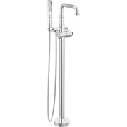 Delta Broderick Floor Mount Tub Filler Trim - Less Handle T4784-LHP-FL - Chrome