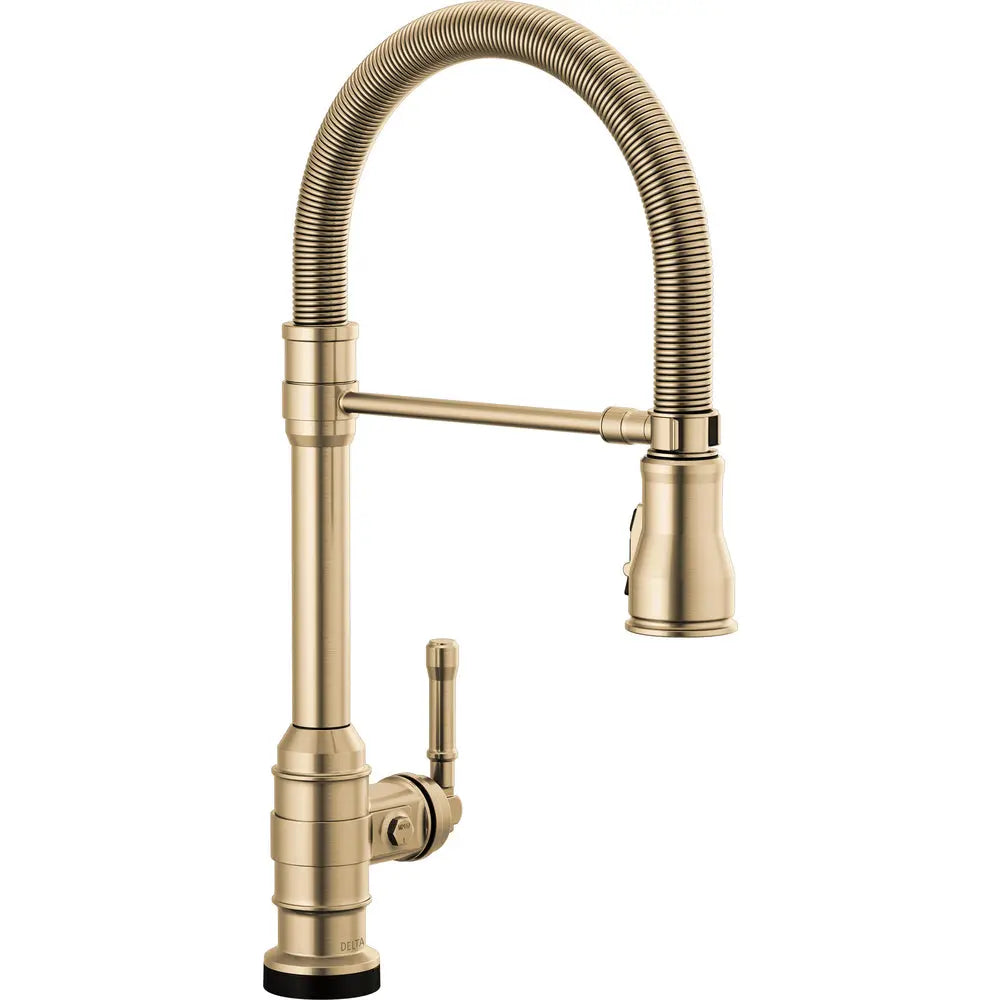 Delta Broderick Pro Touchless Kitchen Pulldown 9690TL - Champagne Bronze