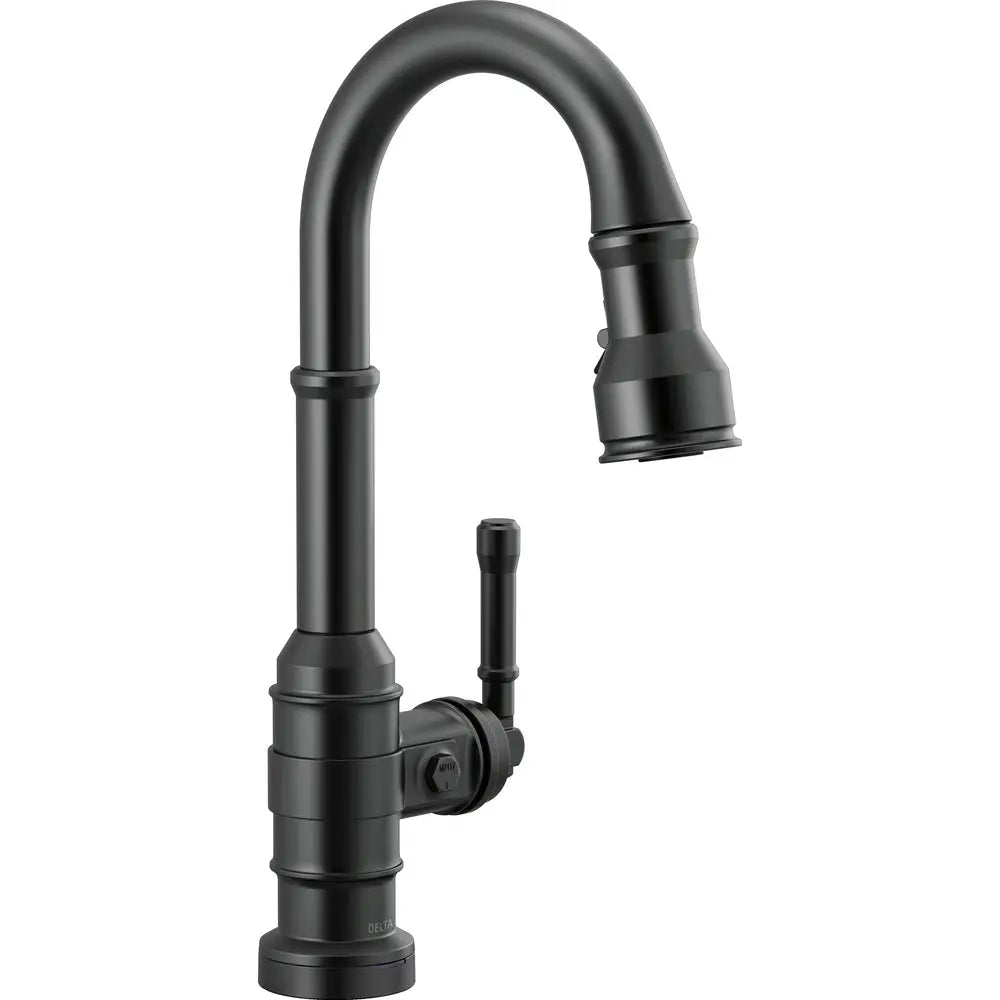 Delta Broderick Touchless Bar Pulldown 9990TL - Matte Black