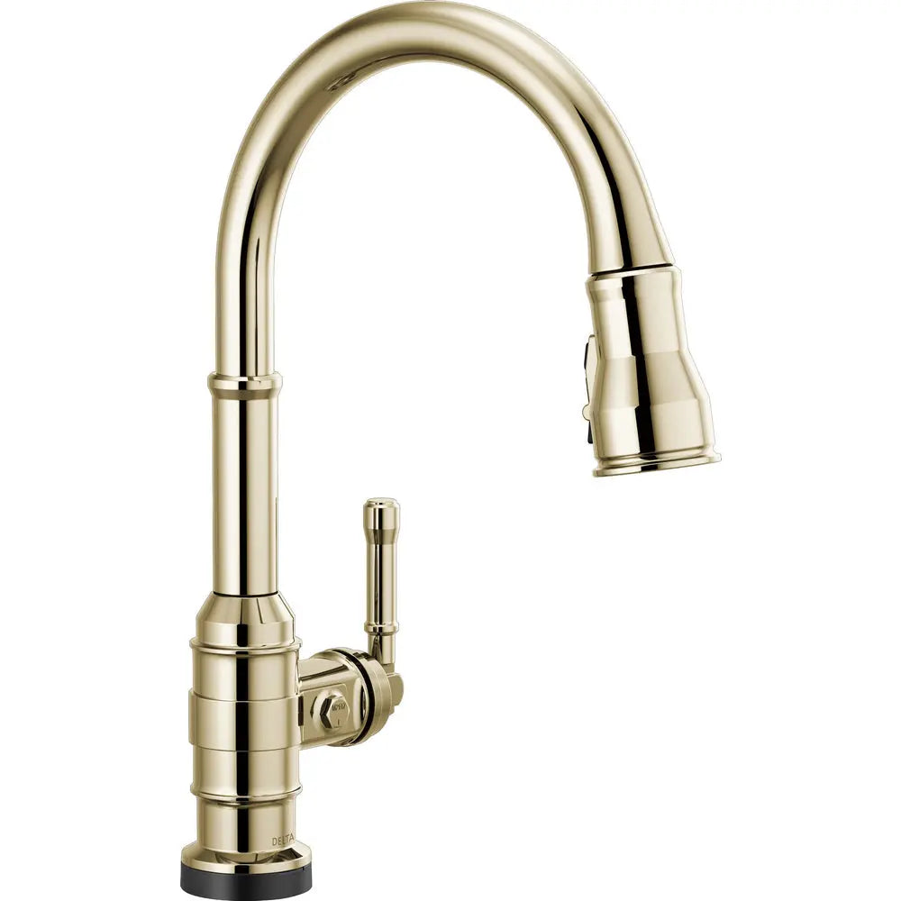 Delta Broderick Touchless Kitchen Pulldown 9190TL - Polished Nickel
