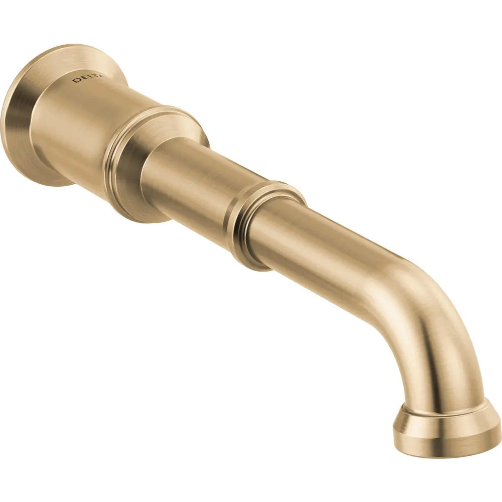 Delta Broderick Two Handle Wall Mount Bathroom Faucet Trim - Less Handles T3584LF-LHP-WL - Champagne Bronze