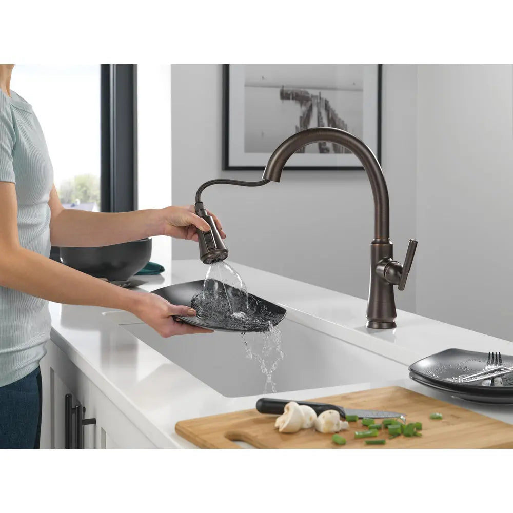 Delta CORANTO Single Handle Pull-Down Kitchen Faucet Venetian Bronze - Plumbing Market