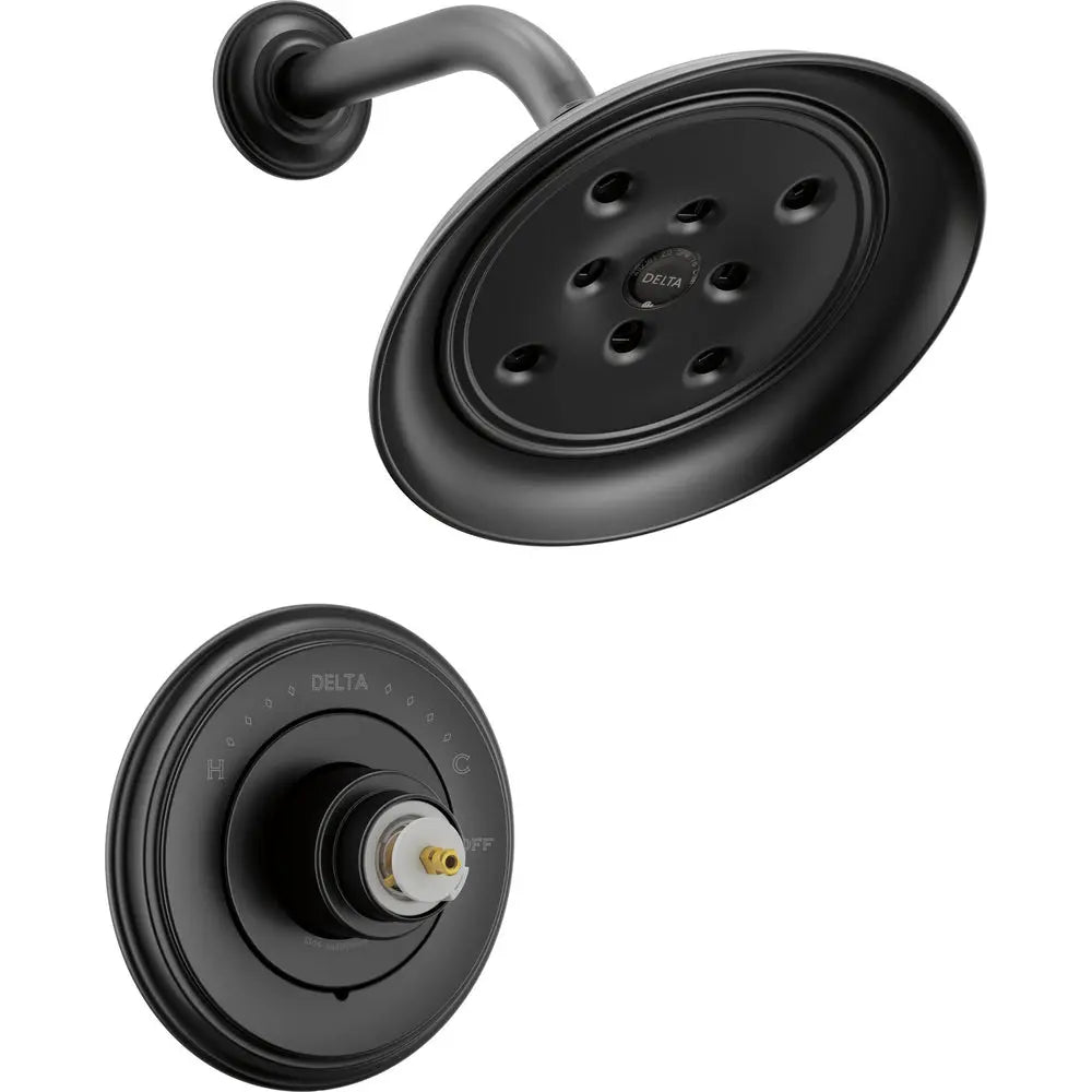 Delta Cassidy Monitor 14 Series H2Okinetic Shower Trim - Less Handle T14297-LHP - Matte Black