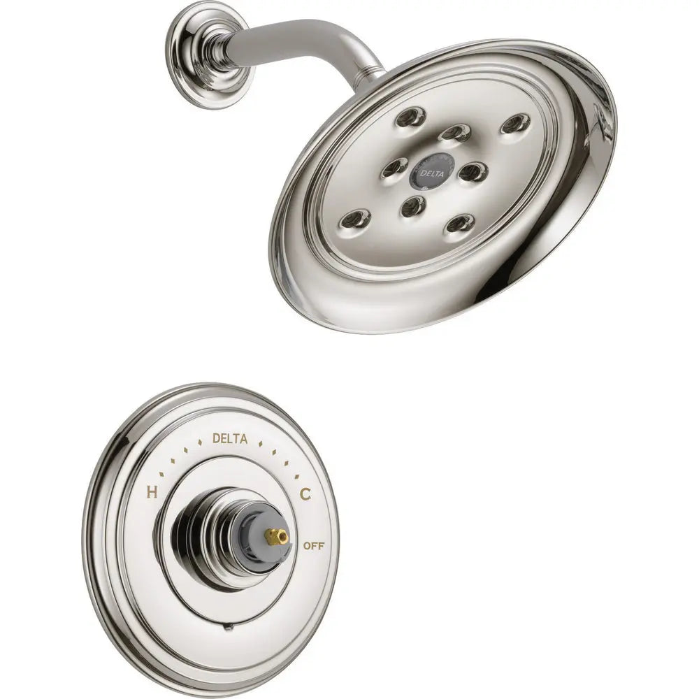 Delta Cassidy Monitor 14 Series H2Okinetic Shower Trim - Less Handle T14297-LHP - Polished Nickel