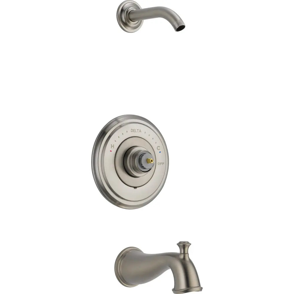 Delta Cassidy Monitor 14 Series Tub & Shower Trim - Less Handle - Less Head T14497-LHP-LHD - Stainless Steel