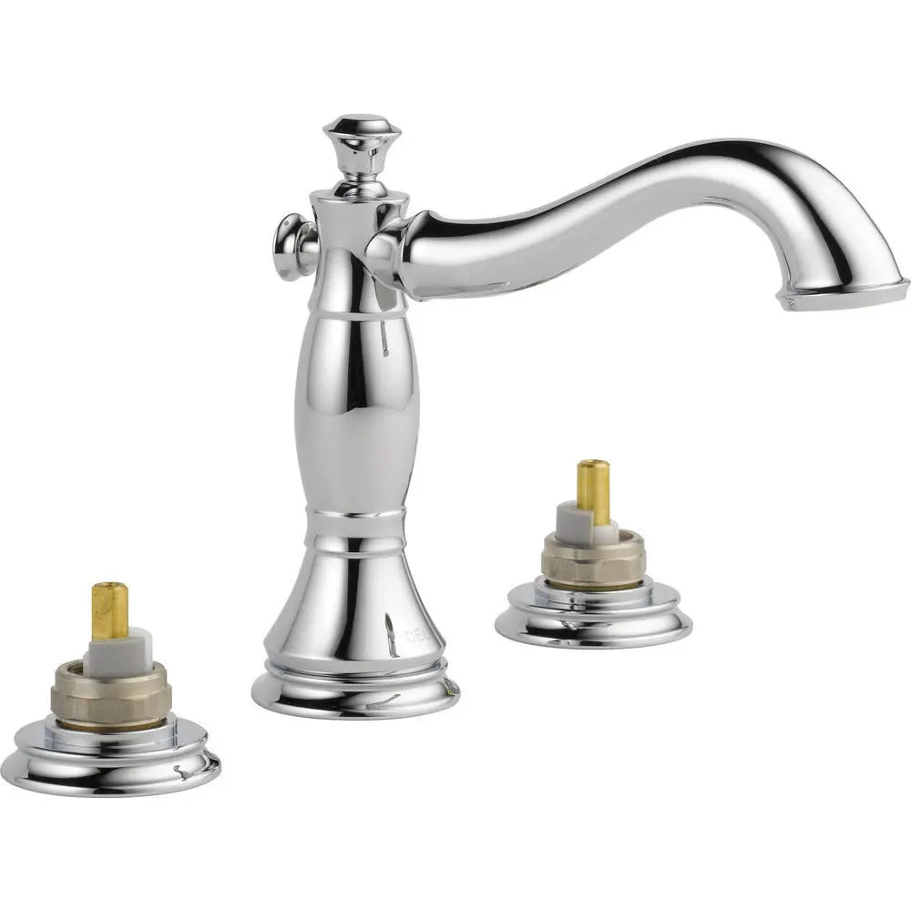 Delta Cassidy Two Handle Widespread Bathroom Faucet - Less Handles 3597LF-MPU-LHP - Chrome