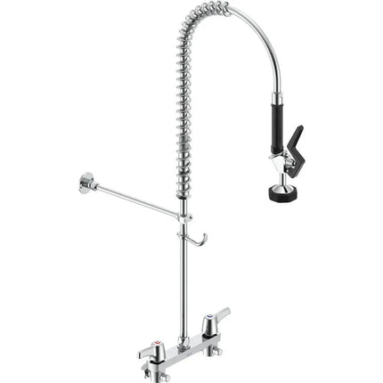 Delta Commercial Two-Handle Wall-mount Pre-Rinse Faucet - Plumbing Market