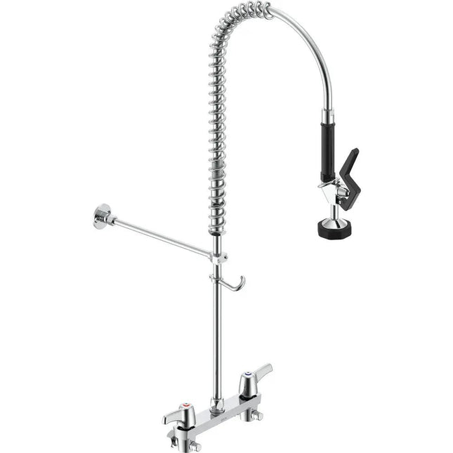 Delta Commercial Two-Handle Wall-mount Pre-Rinse Faucet - Plumbing Market