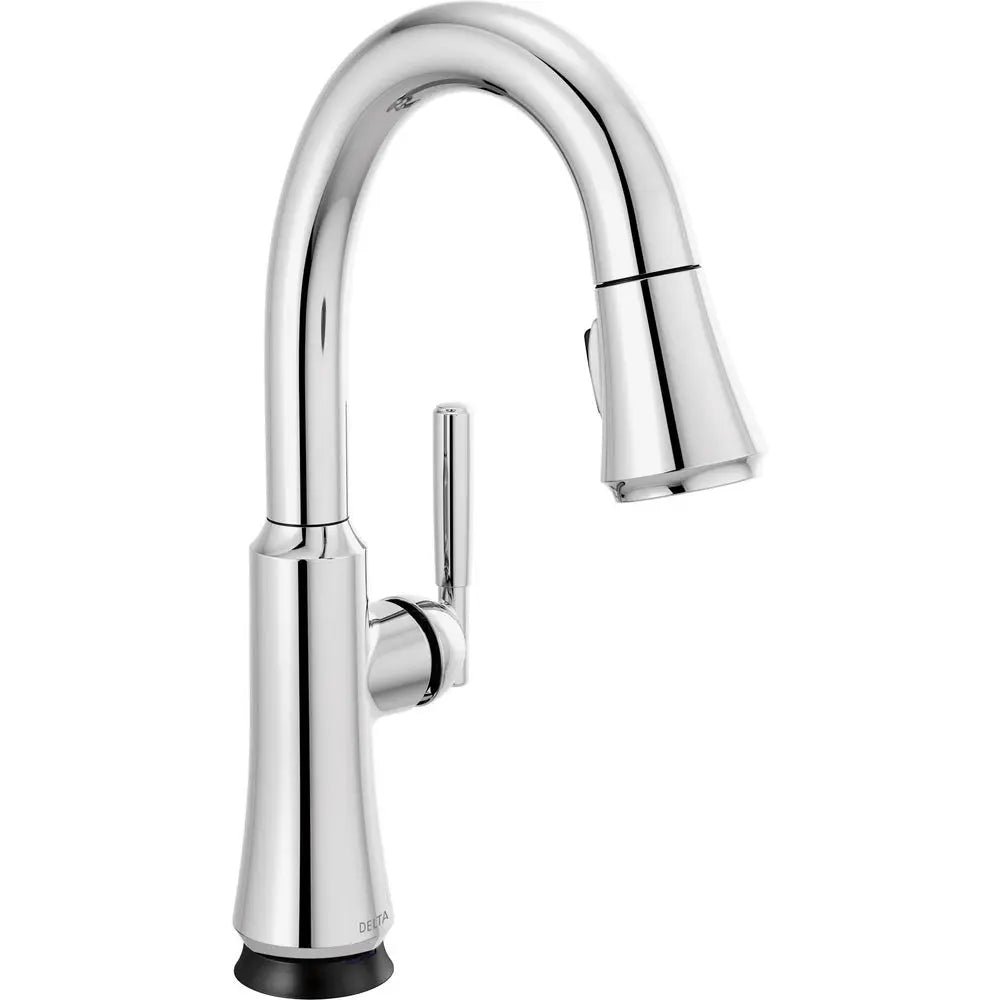 Delta Coranto Pulldown Touchless Kitchen Bar Faucet Chrome 9979TL-DST - Plumbing Market
