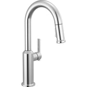 Delta Cordova-Bar/Prep Pulldown Faucet Arc Spout - Lumicoat Chrome