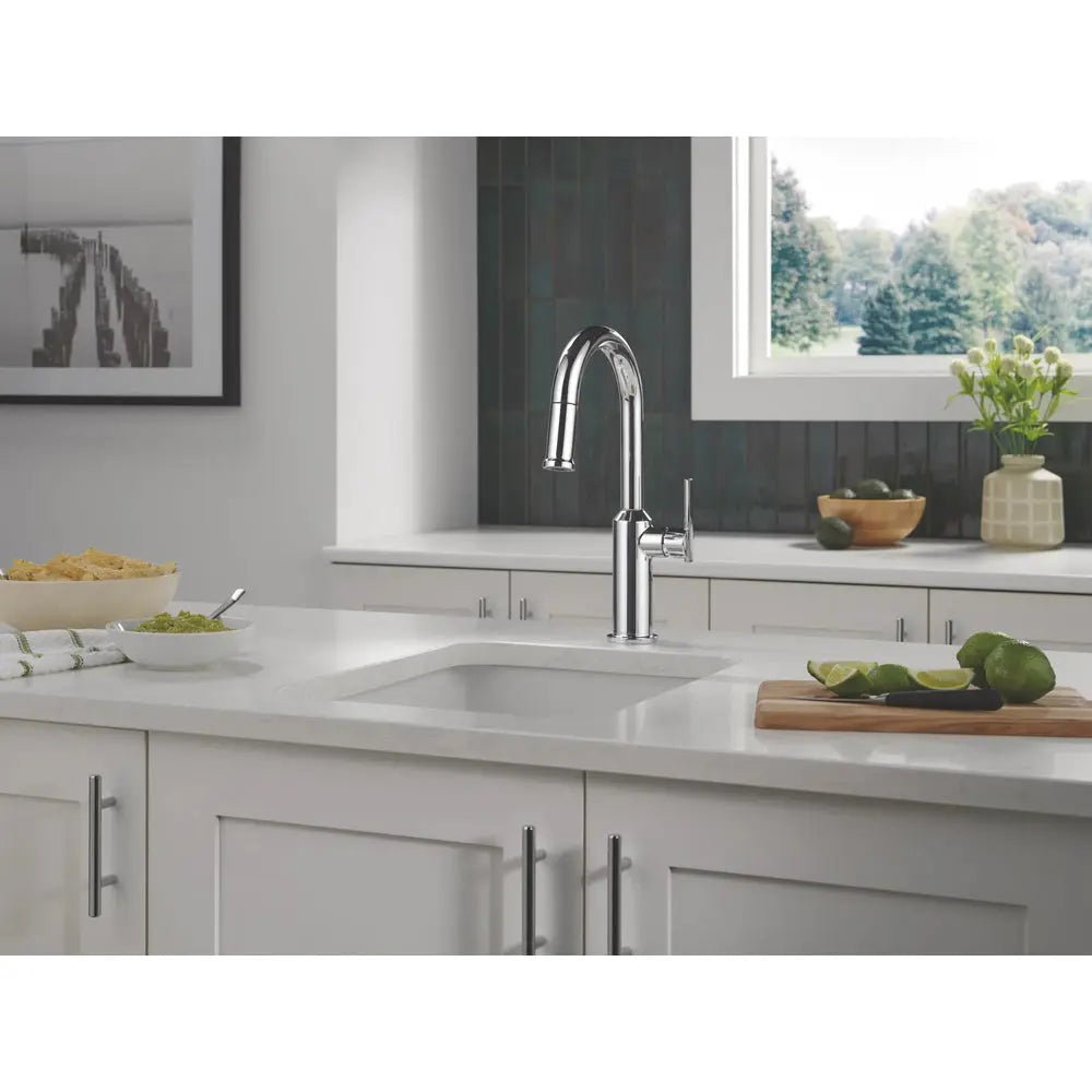 Delta Cordova-Bar/Prep Pulldown Faucet Arc Spout