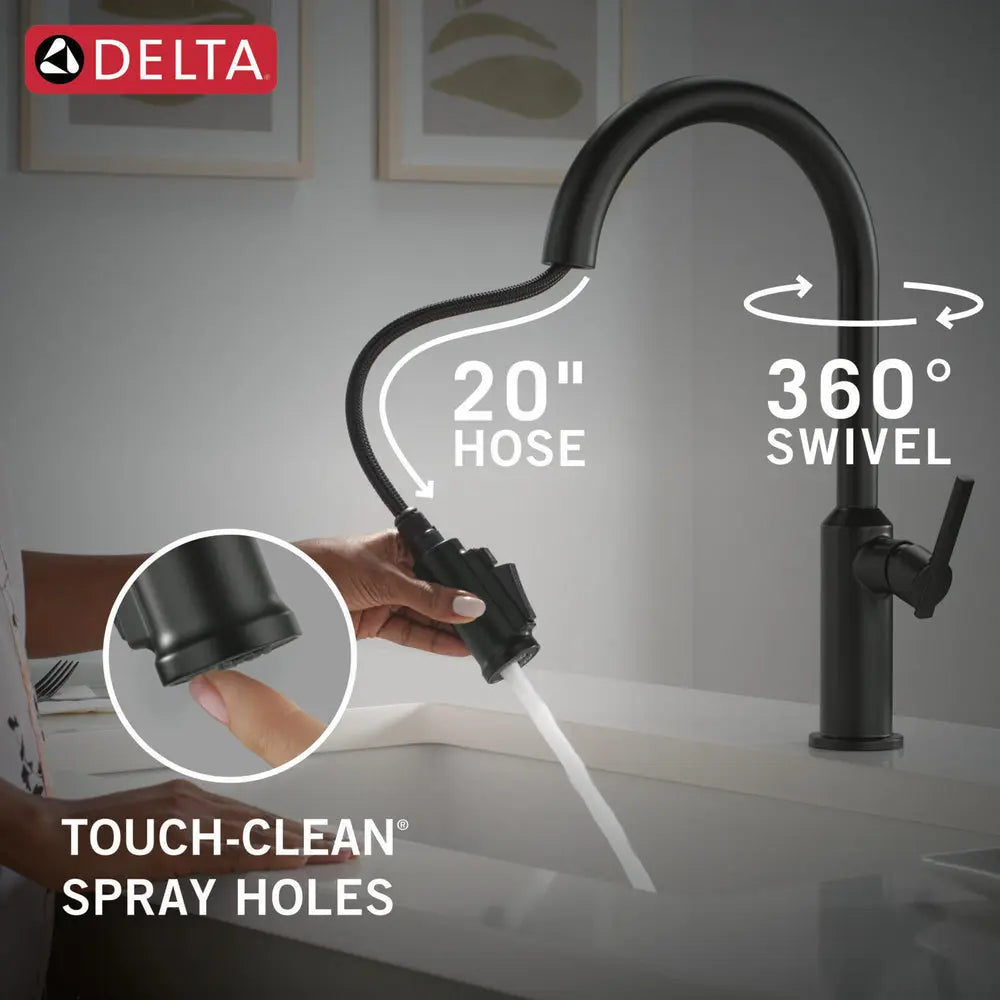 Delta Cordova Kitchen Pulldown Faucet Arc Spout